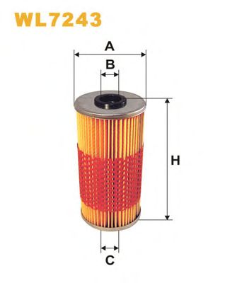 WIX FILTERS wl7243 -  Фильтр масляный двигателя